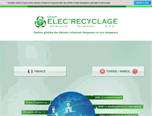 Tablet Screenshot of elecrecyclage.com